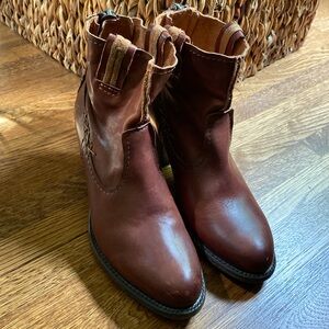 Frye western booties
